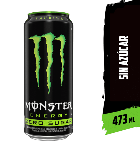 Monster energy negra 473ml